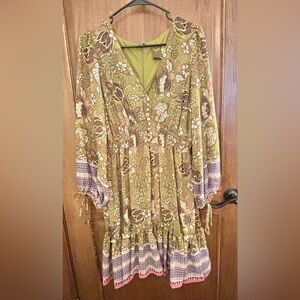 Taylor brand floral dress size 10